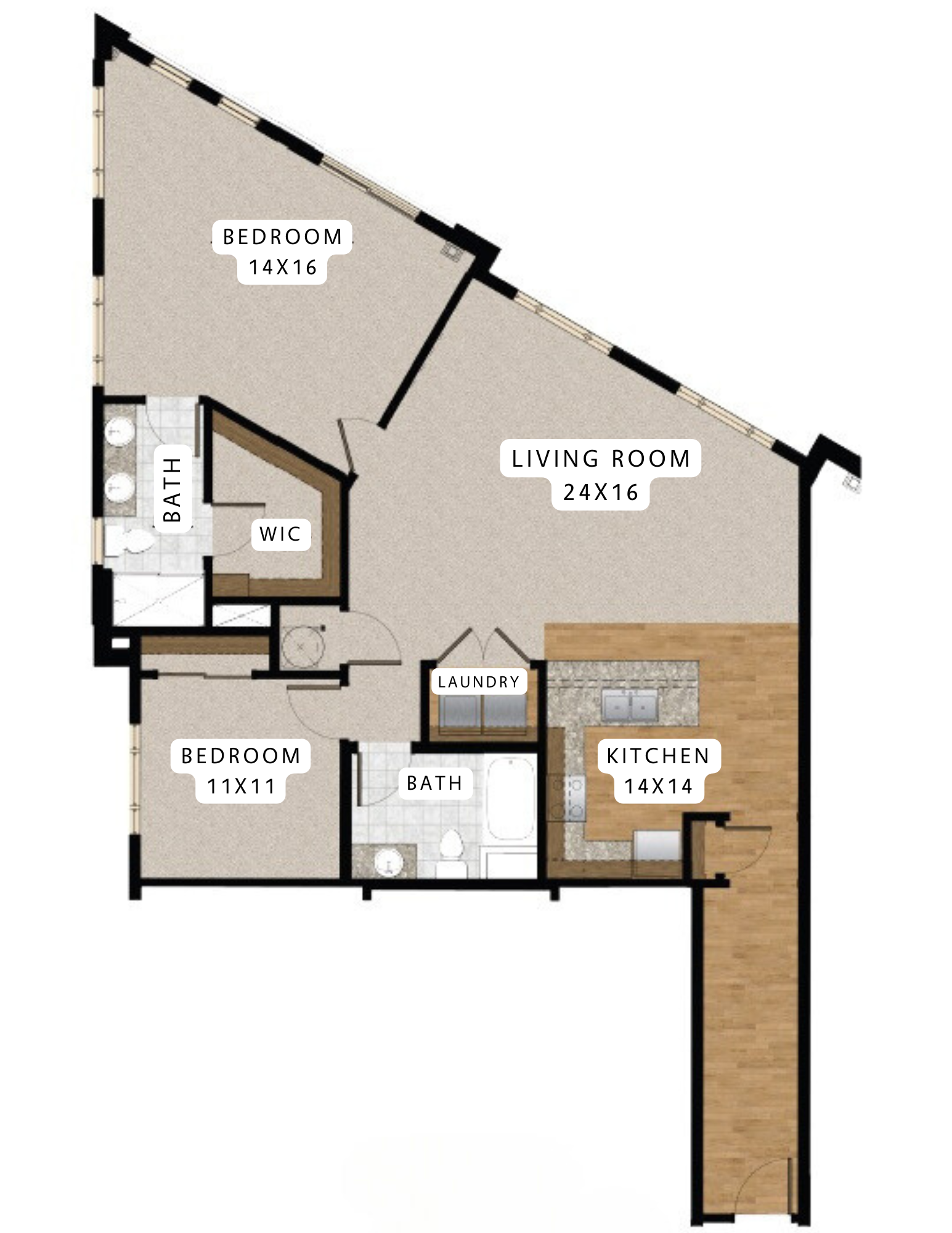 B8 3D Floor plan rendering